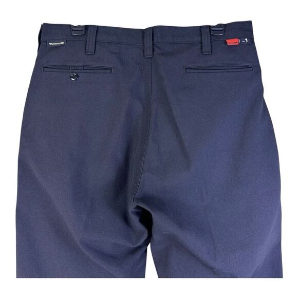 Workrite FR 34x36 Navy Blue NMX75 Nomex HRC1 Work Uniform Mens Pants - Picture 5 of 16
